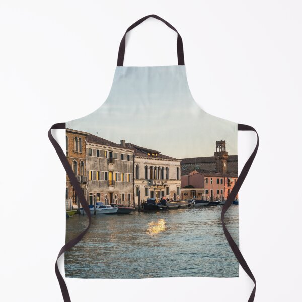 Item preview, Vibrant Murano Island - Shiny Sunset Reflections on the Grand Canal designed and sold by Georgia Mizuleva.