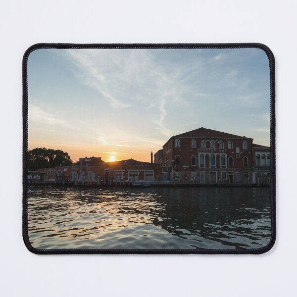 Item preview, Vibrant Murano Island - Sailing by Seaside Glassmaking Factories at Sunset designed and sold by Georgia Mizuleva.