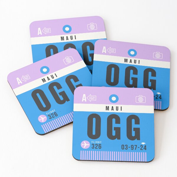 Item preview, Luggage Tag A - OGG Maui Hawaii USA designed and sold by VoodooCircus.