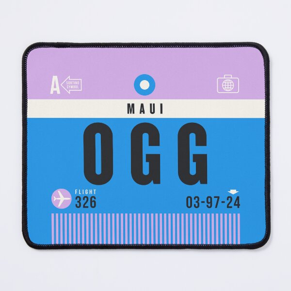 Item preview, Luggage Tag A - OGG Maui Hawaii USA designed and sold by VoodooCircus.