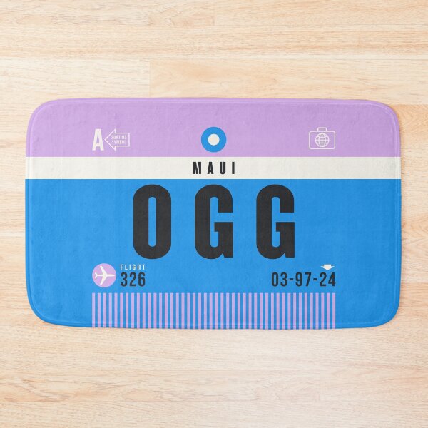Item preview, Luggage Tag A - OGG Maui Hawaii USA designed and sold by VoodooCircus.