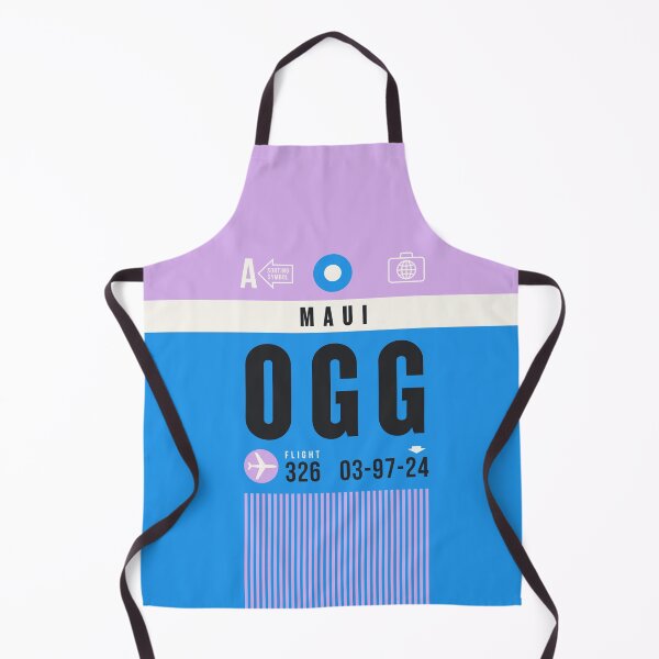 Item preview, Luggage Tag A - OGG Maui Hawaii USA designed and sold by VoodooCircus.