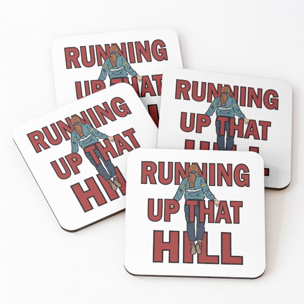 Item preview, Running up that hill art gift fan designed and sold by ClerosMilani.