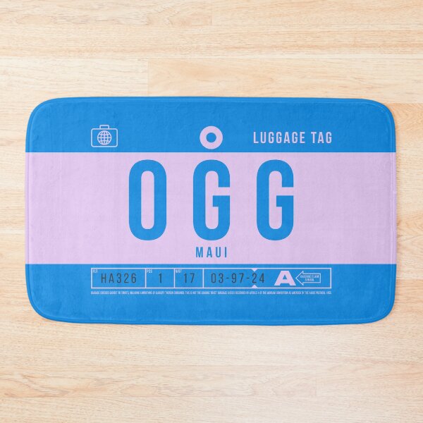 Item preview, Luggage Tag B - OGG Maui Hawaii USA designed and sold by VoodooCircus.