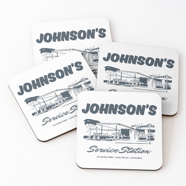 Item preview, Johnson's Service Station designed and sold by GoodTimeRetro.