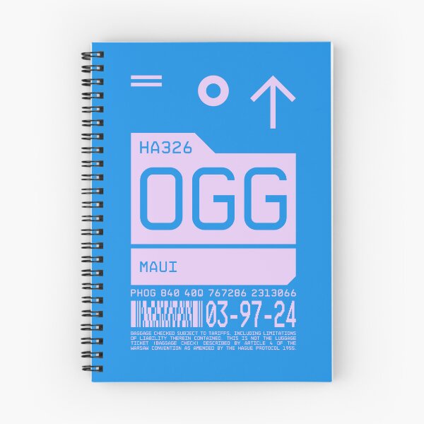 Item preview, Luggage Tag B - OGG Maui Hawaii USA designed and sold by VoodooCircus.