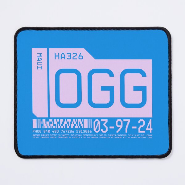 Item preview, Luggage Tag B - OGG Maui Hawaii USA designed and sold by VoodooCircus.