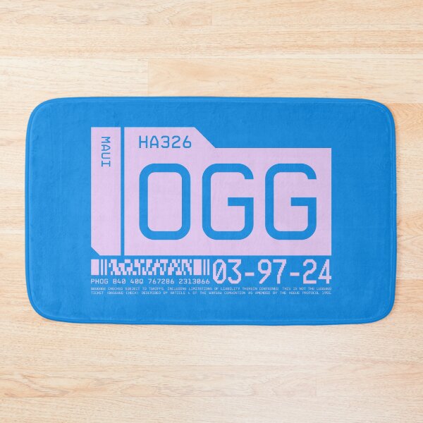 Item preview, Luggage Tag B - OGG Maui Hawaii USA designed and sold by VoodooCircus.
