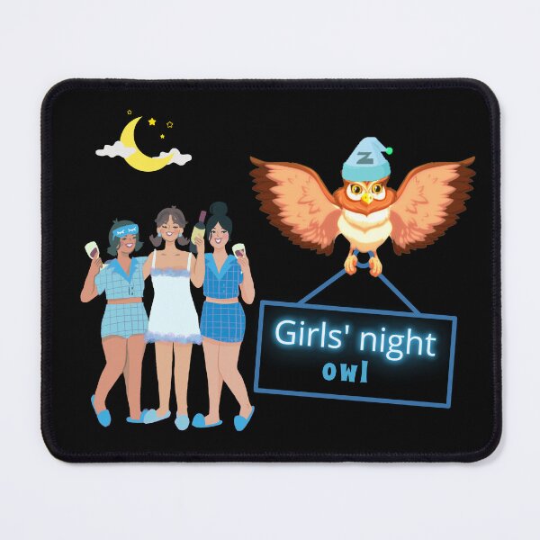 Item preview, Girls' Night Owl Blue Version Design designed and sold by mbuz90.