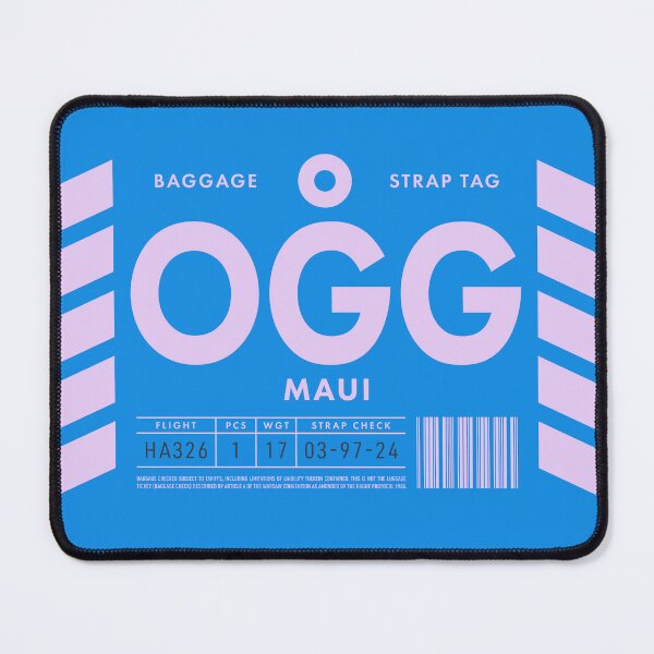 Item preview, Luggage Tag D - OGG Maui Hawaii USA designed and sold by VoodooCircus.