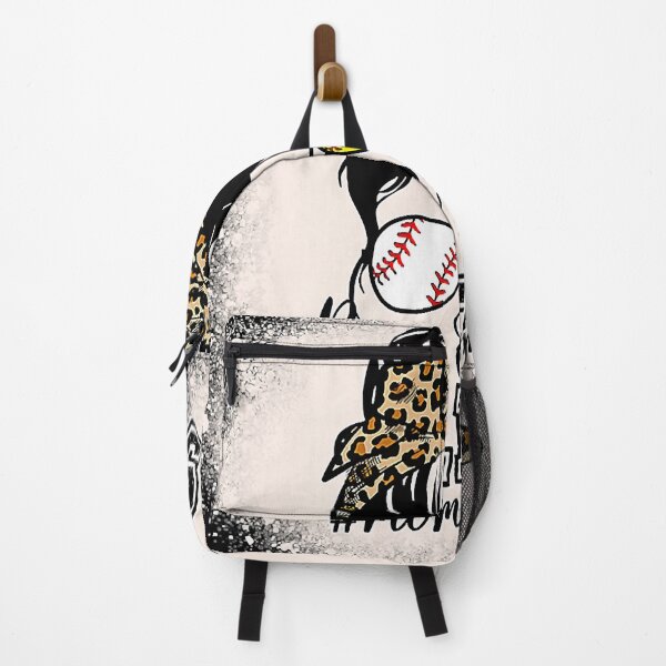 Item preview, Messy Bun Busy Raising Ballers Mom Of Both Baseball Softball designed and sold by MichelSorour.