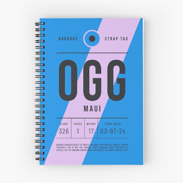 Item preview, Luggage Tag E - OGG Maui Hawaii USA designed and sold by VoodooCircus.