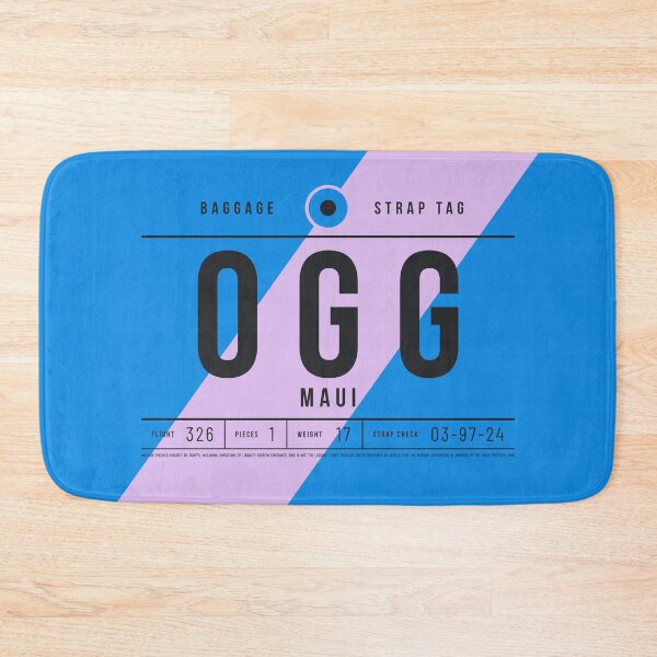 Item preview, Luggage Tag E - OGG Maui Hawaii USA designed and sold by VoodooCircus.