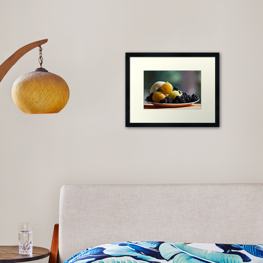 August Still Life Framed Art Print