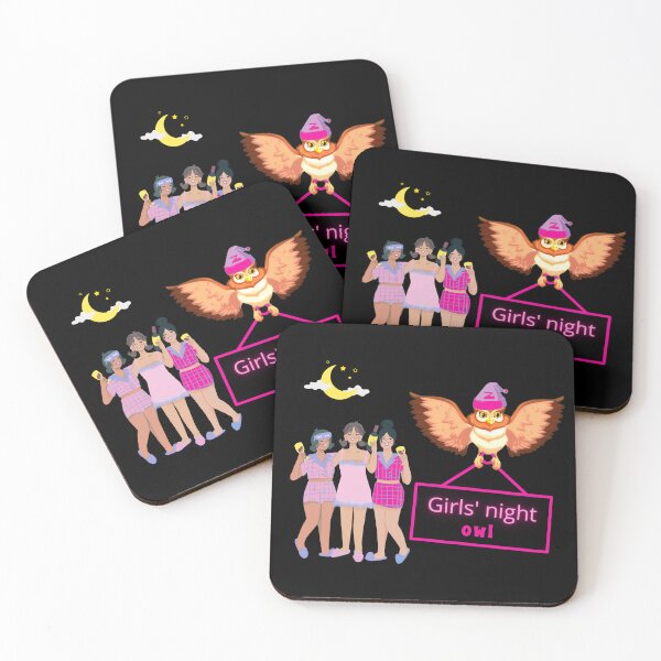 Item preview, Girls' Night Owl Pink Version Design designed and sold by mbuz90.