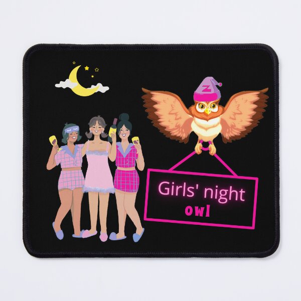 Item preview, Girls' Night Owl Pink Version Design designed and sold by mbuz90.