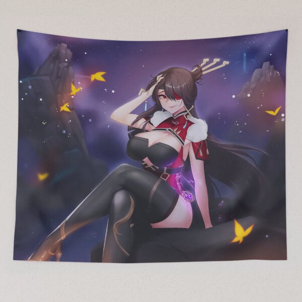 Item preview, Beidou Genshin Impact Anime Waifu designed and sold by willybatlong.
