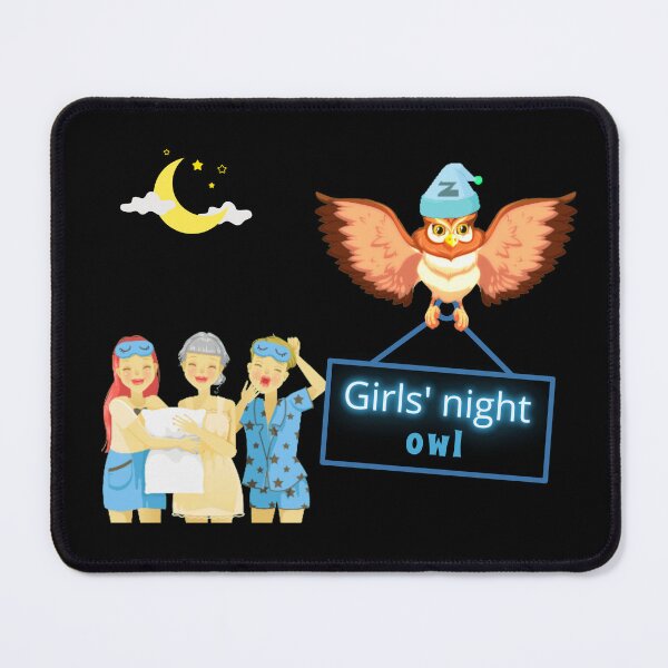 Item preview, Girls' Night Owl Sleep Version Design designed and sold by mbuz90.