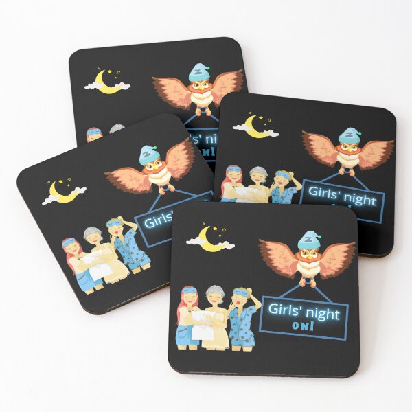 Item preview, Girls' Night Owl Sleep Version Design designed and sold by mbuz90.