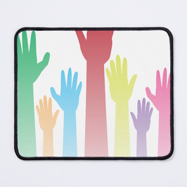 Item preview, Colorful Raised Hands designed and sold by AnnArtshock.