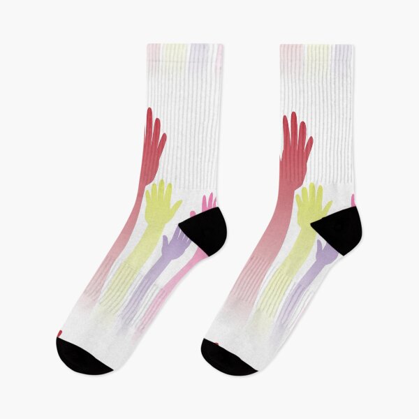 Item preview, Colorful Raised Hands designed and sold by AnnArtshock.