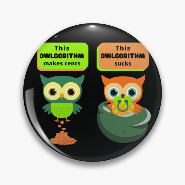 Item preview, Owlgorithm Orange/Green Version Design designed and sold by mbuz90.