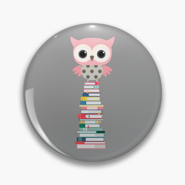 Item preview, Pink Owl Book Stack designed and sold by tmdaliggr.