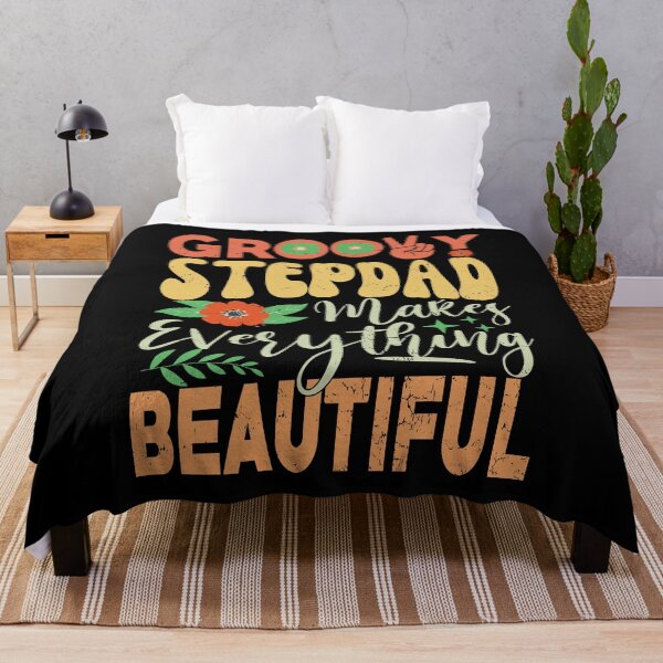 Item preview, Groovy Stepdad Makes Everything Beautiful Funny Vintage Gift For Father and Grandpa designed and sold by YAHIA-14.