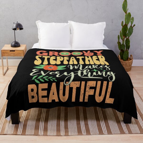 Item preview, Groovy Stepfather Makes Everything Beautiful Funny Vintage Gift For StepFather and Grandpa designed and sold by YAHIA-14.