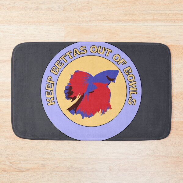 Item preview, Keep Bettas Out Of Bowls Blue and Yellow designed and sold by Pink Ribbon.