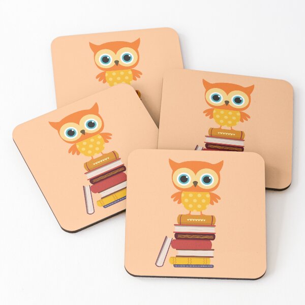 Item preview, Orange Owl Book Stack designed and sold by tmdaliggr.