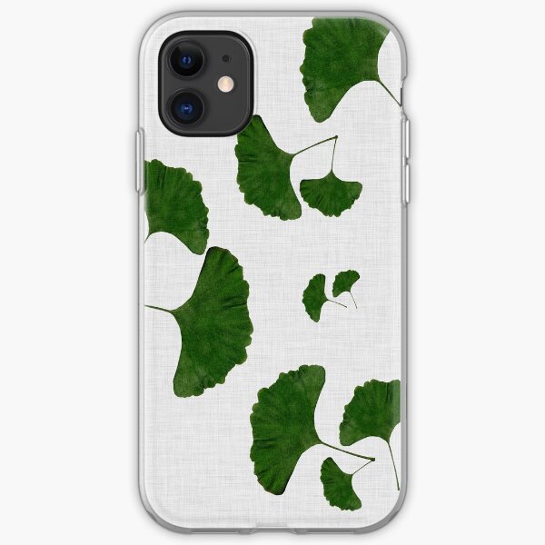 Ginkgo Vector Black on Warm Grey iPhone 11 case Ginkgo Vector Black on Warm Grey iPhone 11 case