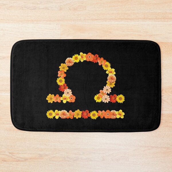Item preview, Floral Libra Zodiac Symbol designed and sold by Hellofriendco.