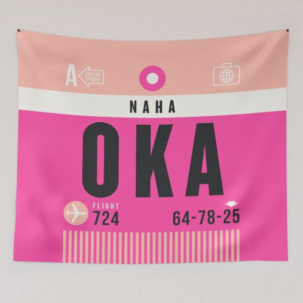 Item preview, Luggage Tag A - OKA Naha Okinawa Japan designed and sold by VoodooCircus.