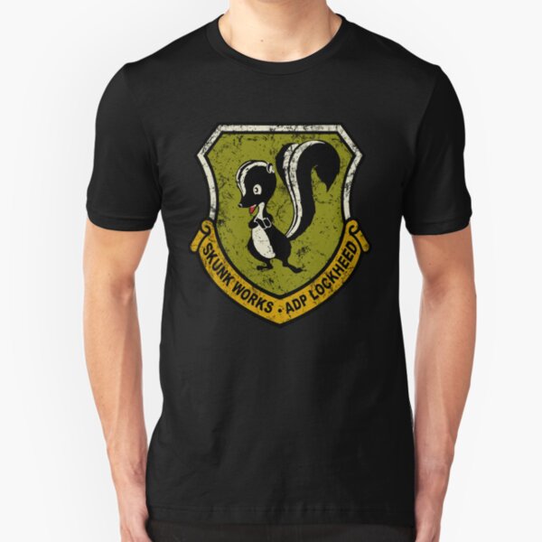Lockheed Martin Skunk Works vintage logo Slim Fit T-Shirt