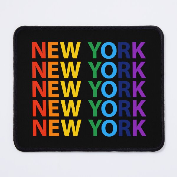 Item preview, New York USA, rainbow colors, colorful, vibrant colors designed and sold by efenem.