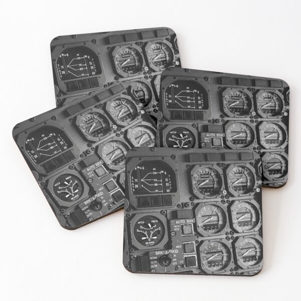 Item preview, AVIATION #23 - Cockpit Panel in Black & White designed and sold by DEL-Productions.