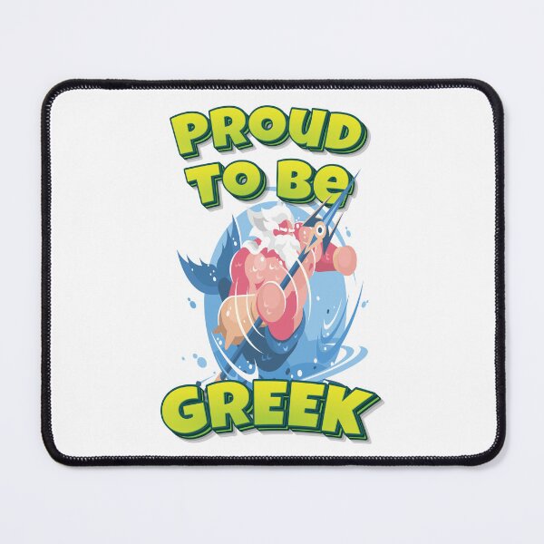 Item preview, Proud To Be Greek Poseidon With Trident designed and sold by QueensNewYork.