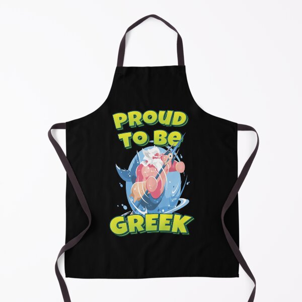 Aperçu de l'œuvre Fier d'être grec Poséidon avec Trident créée et vendue par QueensNewYork.