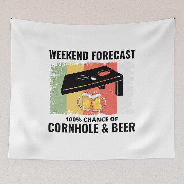 Item preview, Cornhole Drinking Bean Bag Toss Outdoor Lawn Game designed and sold by TastefulTees.