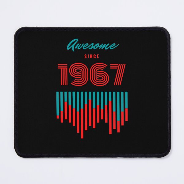Item preview, Awesome since  1967,55th birthday graphic design  designed and sold by Tshepomuza.
