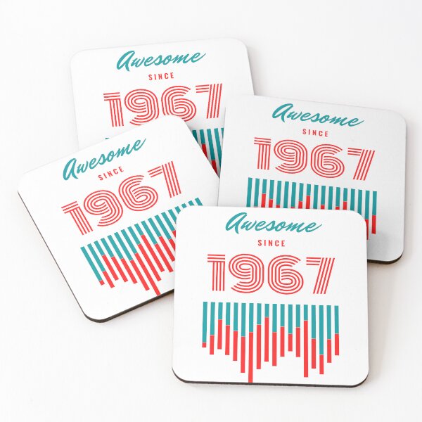 Item preview, Awesome since  1967,55th birthday graphic design  designed and sold by Tshepomuza.