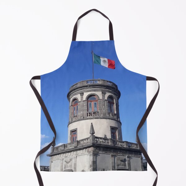 Item preview, Mexican Flag on Torre Caballero Alto - Watercolour Style designed and sold by WWWC2288.