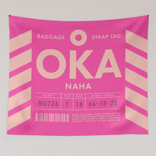 Item preview, Luggage Tag D - OKA Naha Okinawa Japan designed and sold by VoodooCircus.
