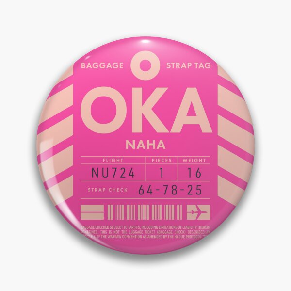 Item preview, Luggage Tag D - OKA Naha Okinawa Japan designed and sold by VoodooCircus.