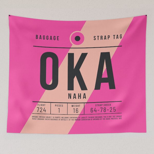 Item preview, Luggage Tag E - OKA Naha Okinawa Japan designed and sold by VoodooCircus.