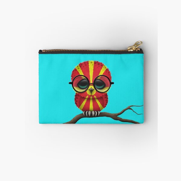 Item preview, Nerdy Macedonian Baby Owl on a Branch designed and sold by JeffBartels.