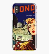 Space woman, explorer, science fiction poster, comics cover iPhone Case/Skin