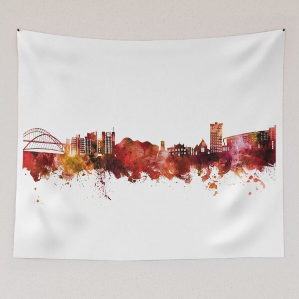 Item preview, Gateshead England Skyline designed and sold by ArtPrints.