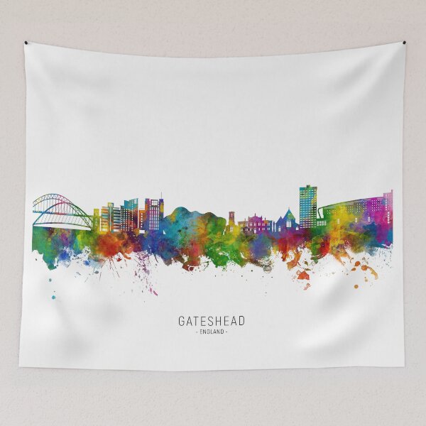 Item preview, Gateshead England Skyline designed and sold by ArtPrints.